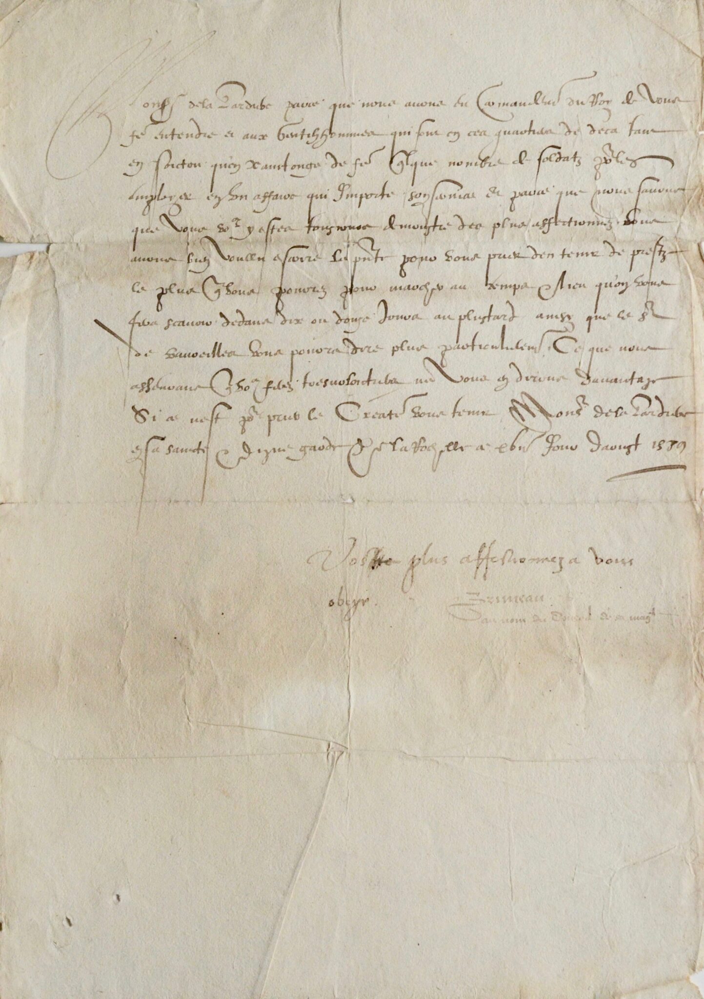 De La Rochelle, Henri IV ordonne à ses troupes de se tenir prêtes – vue 2 De La Rochelle, Henri IV ordonne à ses troupes de se tenir prêtes – vue 2