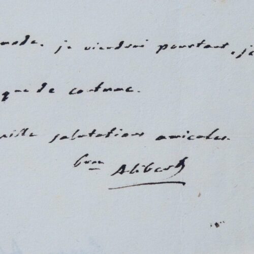 Lettres du baron Alibert, célèbre dermatologue