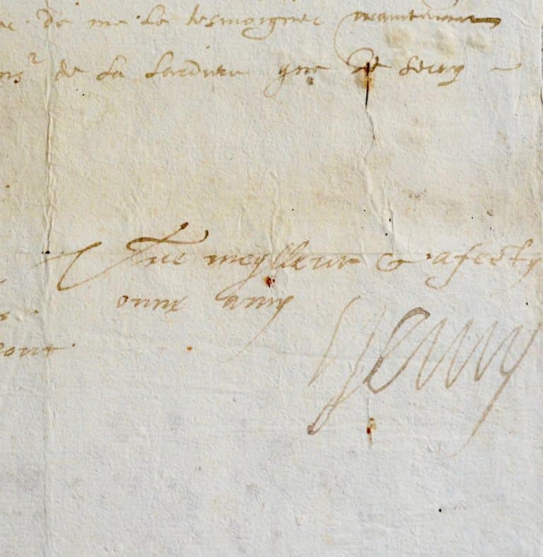 Le futur Henri IV, peu avant son sacre, somme un ami à le rejoindre