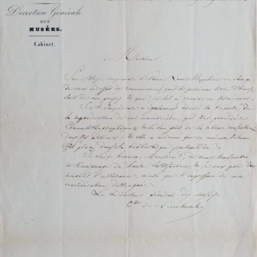 Nieuwerkerke remercie Engelmann au nom de Napoléon III – vue 2