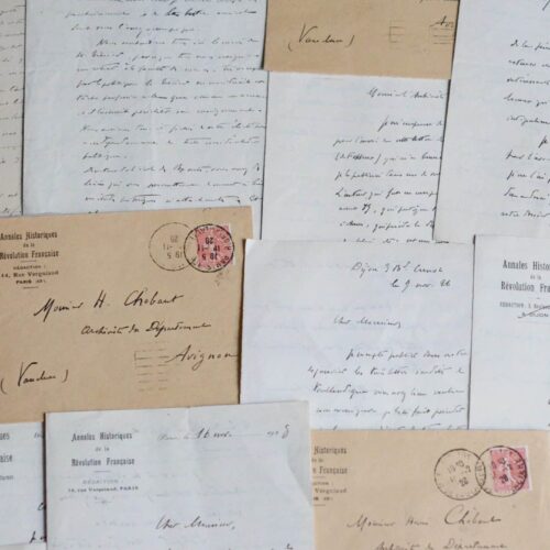 Correspondance des historiens Mathiez et Chobaut – vue 2