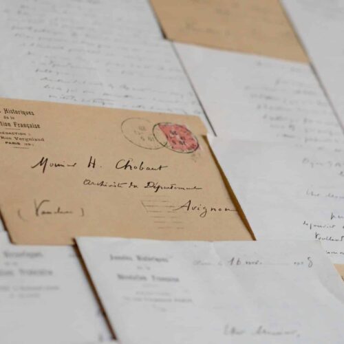 Correspondance des historiens Mathiez et Chobaut