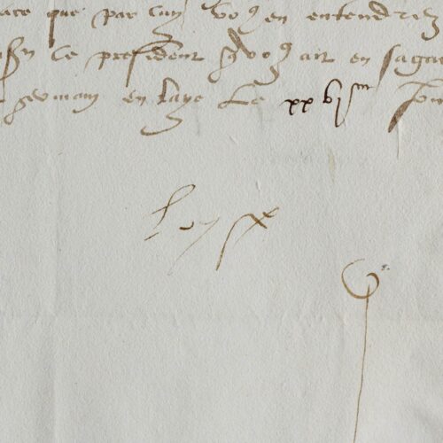 Belle lettre de Louise de Savoie