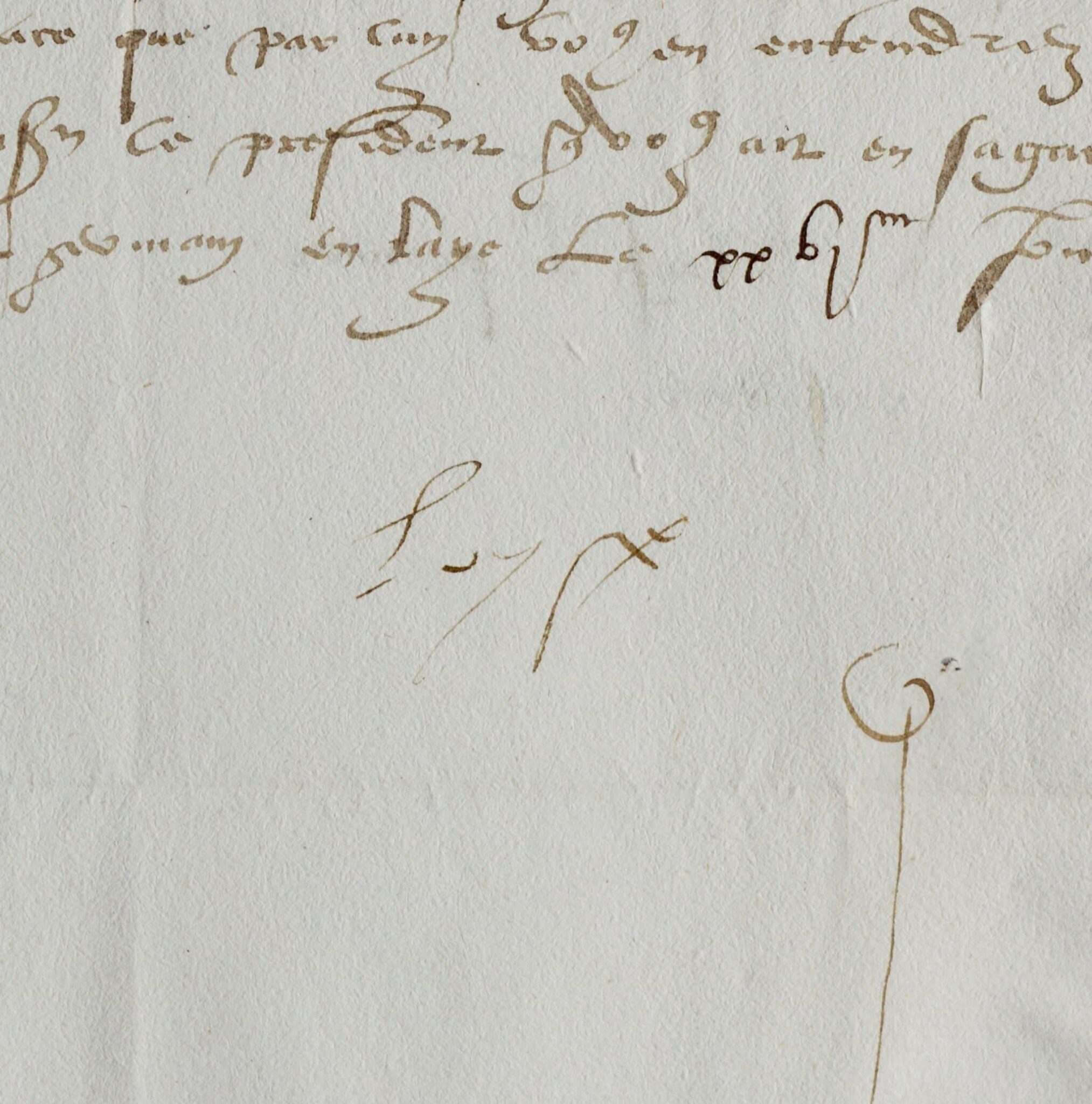 Belle lettre de Louise de Savoie