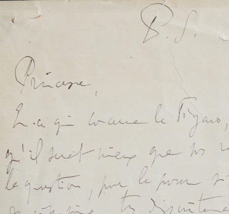 Partie inédite d&rsquo;une lettre de Proust à Hélène de Caraman-Chimay