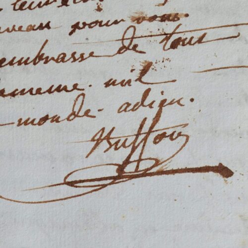 Correspondance du fils de Buffon durant son voyage auprès de Catherine II en Russie