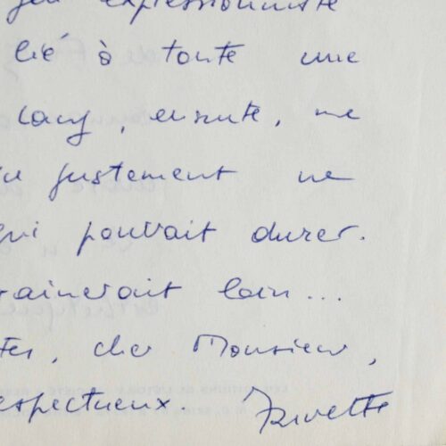 Jacques Rivette parle de Fritz Lang