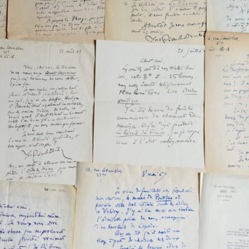Longue correspondance du poète Yves-Gérard Le Dantec