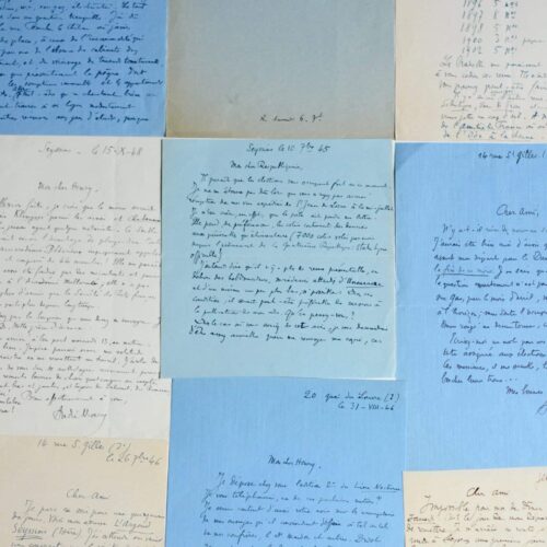 Neuf lettres du poète bourguignon André Mary