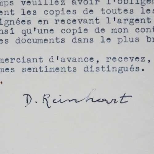 Django Reinhardt et les impôts