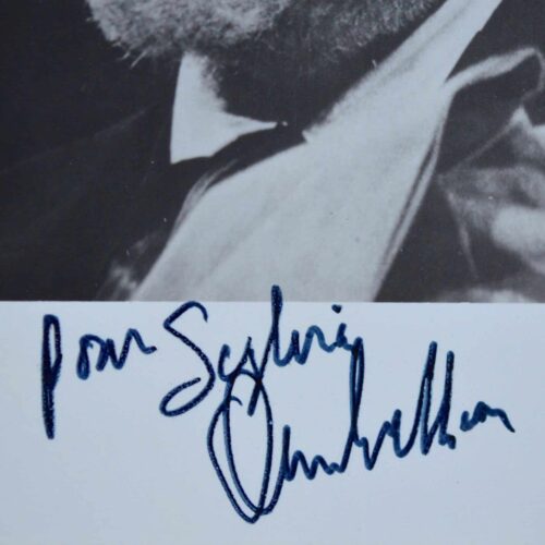 Photo avec envoi d'Orson Welles