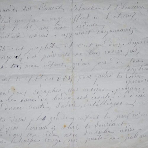 Poème autographe de Louise Michel – vue 2