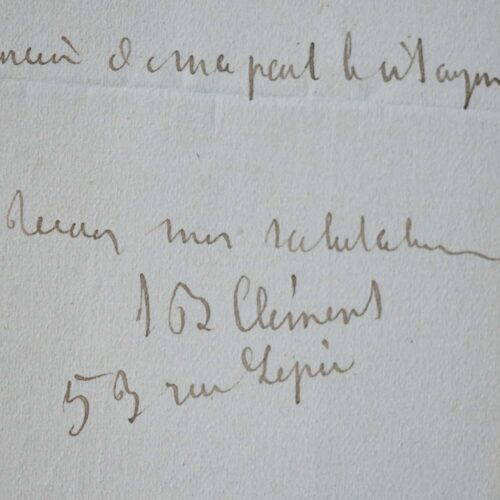 Lettre de Jean-Baptiste Clément