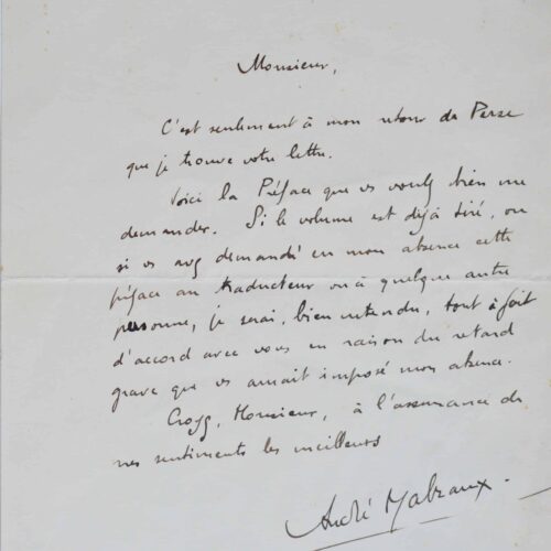 Note de Malraux pour "Les Conquérants" – vue 2