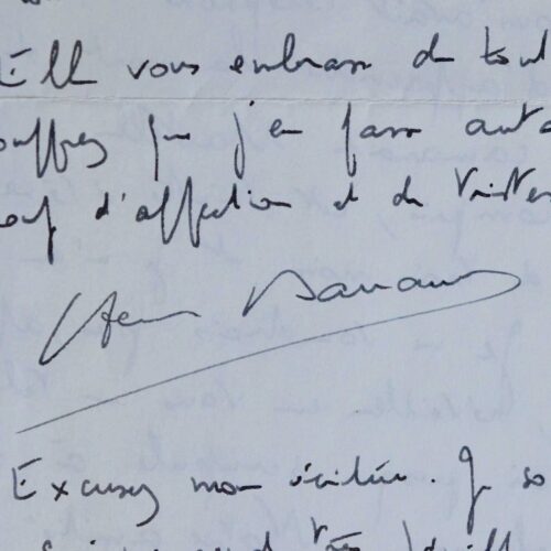 Correspondance d'Henry Barraud à Henri Martelli