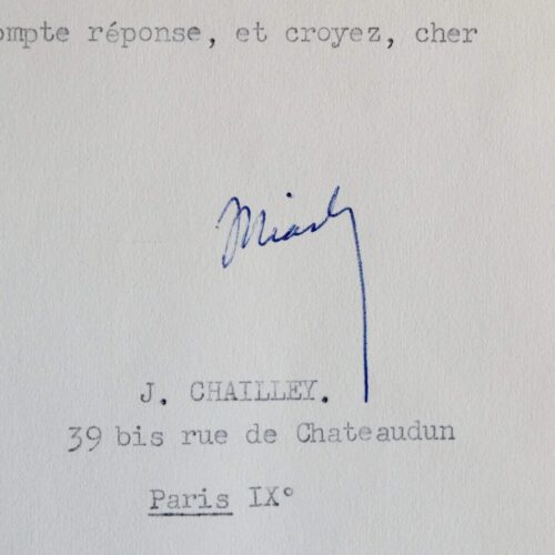 Drie brieven van Jacques Chailley