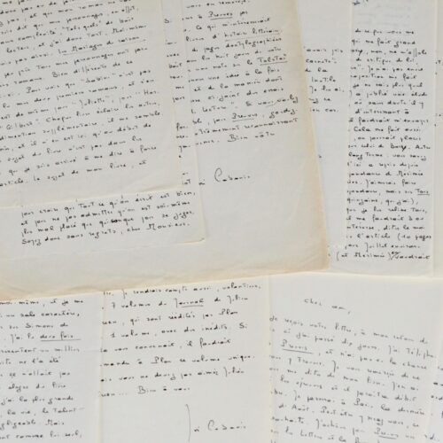 Très belle correspondance littéraire de Cabanis – vue 2
