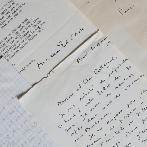 2 lettres de Mircea Eliade à Max Bilen – vue 2