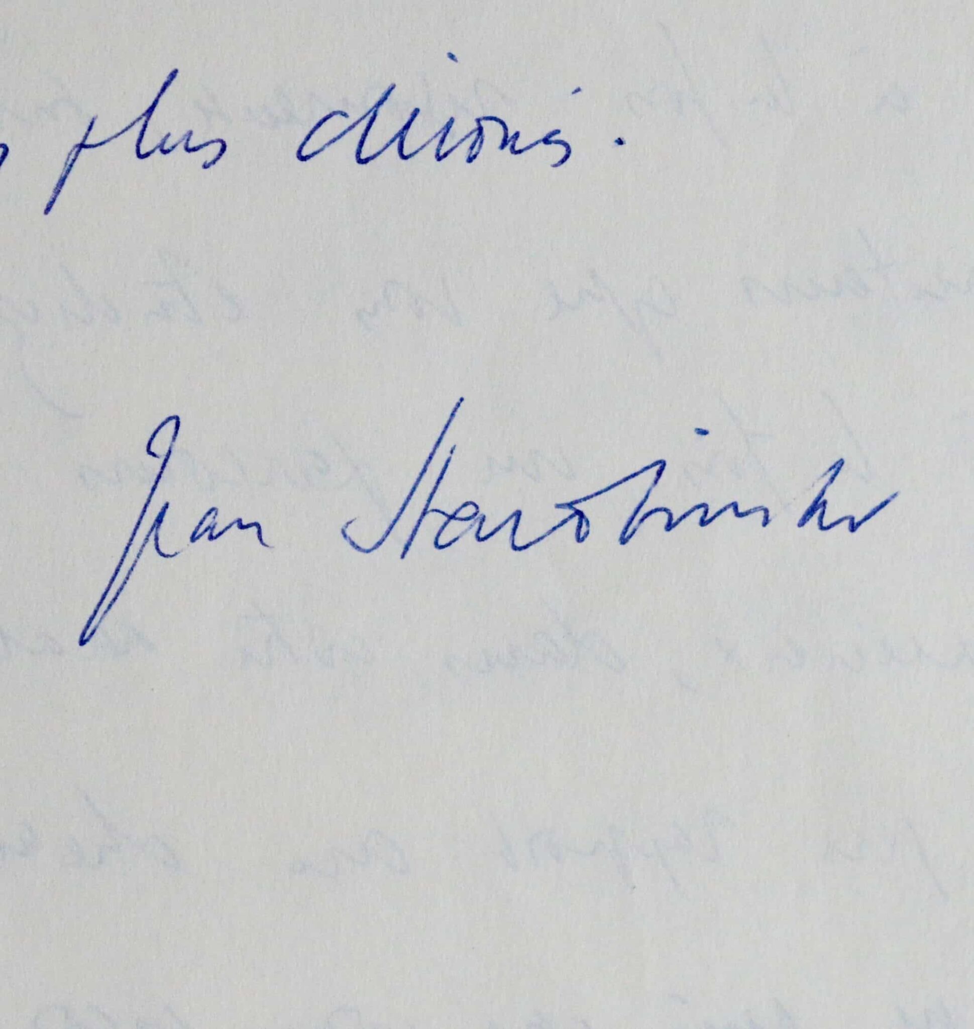 Jean Starobinski, Georges Bataille et Maurice Blanchot