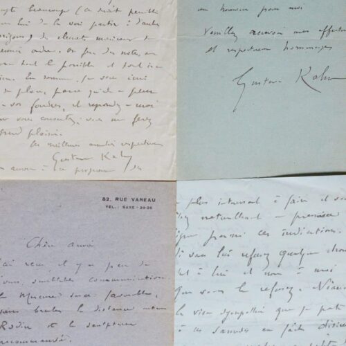 Lettres de Gustave Kahn à Rachilde