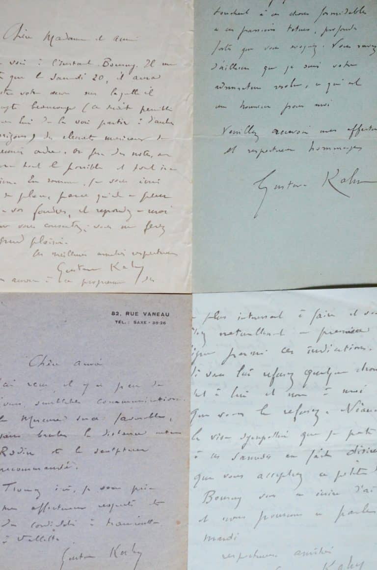 Lettres de Gustave Kahn à Rachilde
