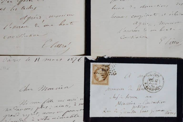 Littré, son dictionnaire et le baron de Watteville