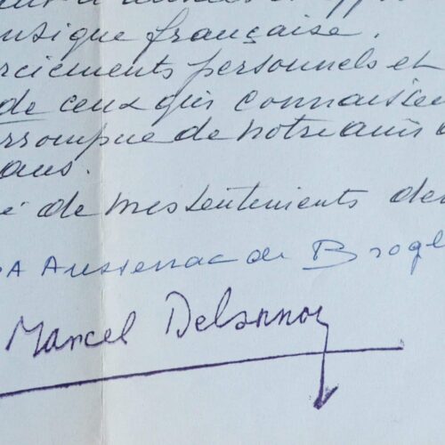 Delannoy et Aussenac de Broglie à Martelli