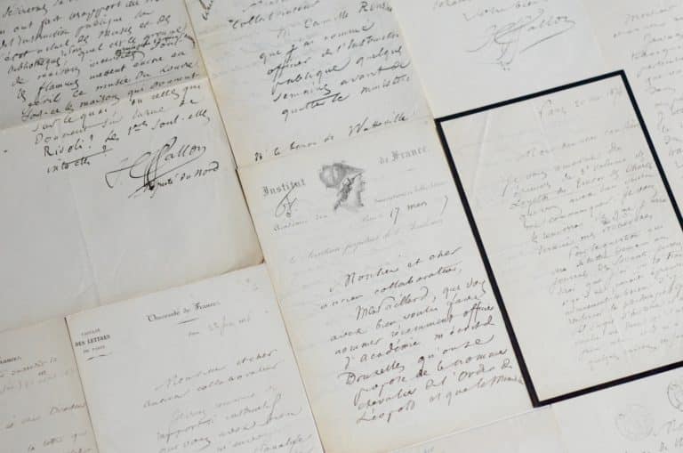 Correspondance de Wallon à Watteville