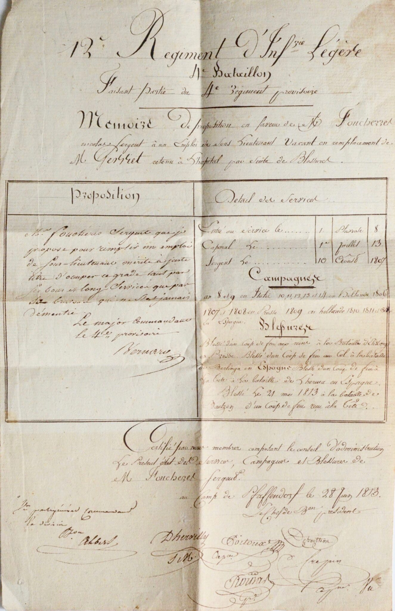 Pièce signée par Ney "Prince de la Moskowa" – vue 2 Pièce signée par Ney "Prince de la Moskowa" – vue 2