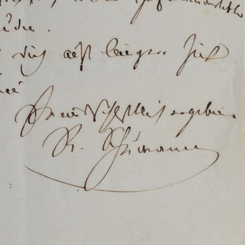 Robert Schumann adresse ses quatuors à Ferdinand David