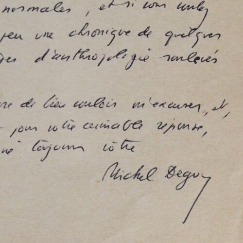 Deguy veut récupérer son article sur Bernanos