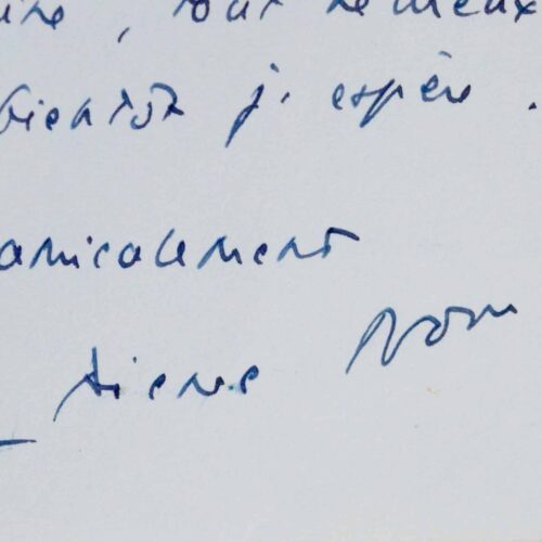 Pierre Nora à Madeleine Chapsal