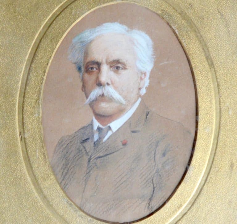 Beau portait original de Gabriel Fauré