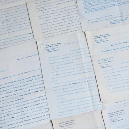 13 lettres de Vicente Blasco Ibáñez à Thiébaut – vue 2