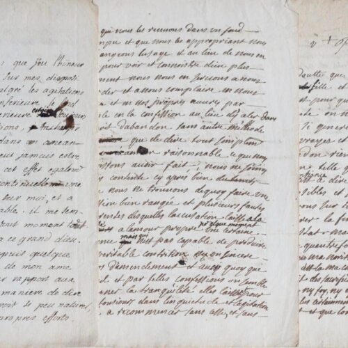 Deux lettres d'Anne-Madeleine Rémusat