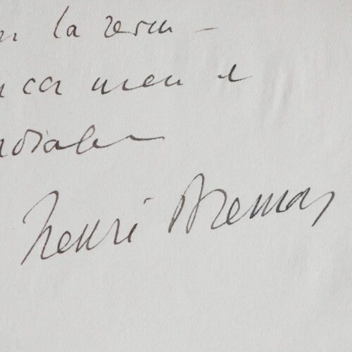 Sept lettres d'Henri Bremond