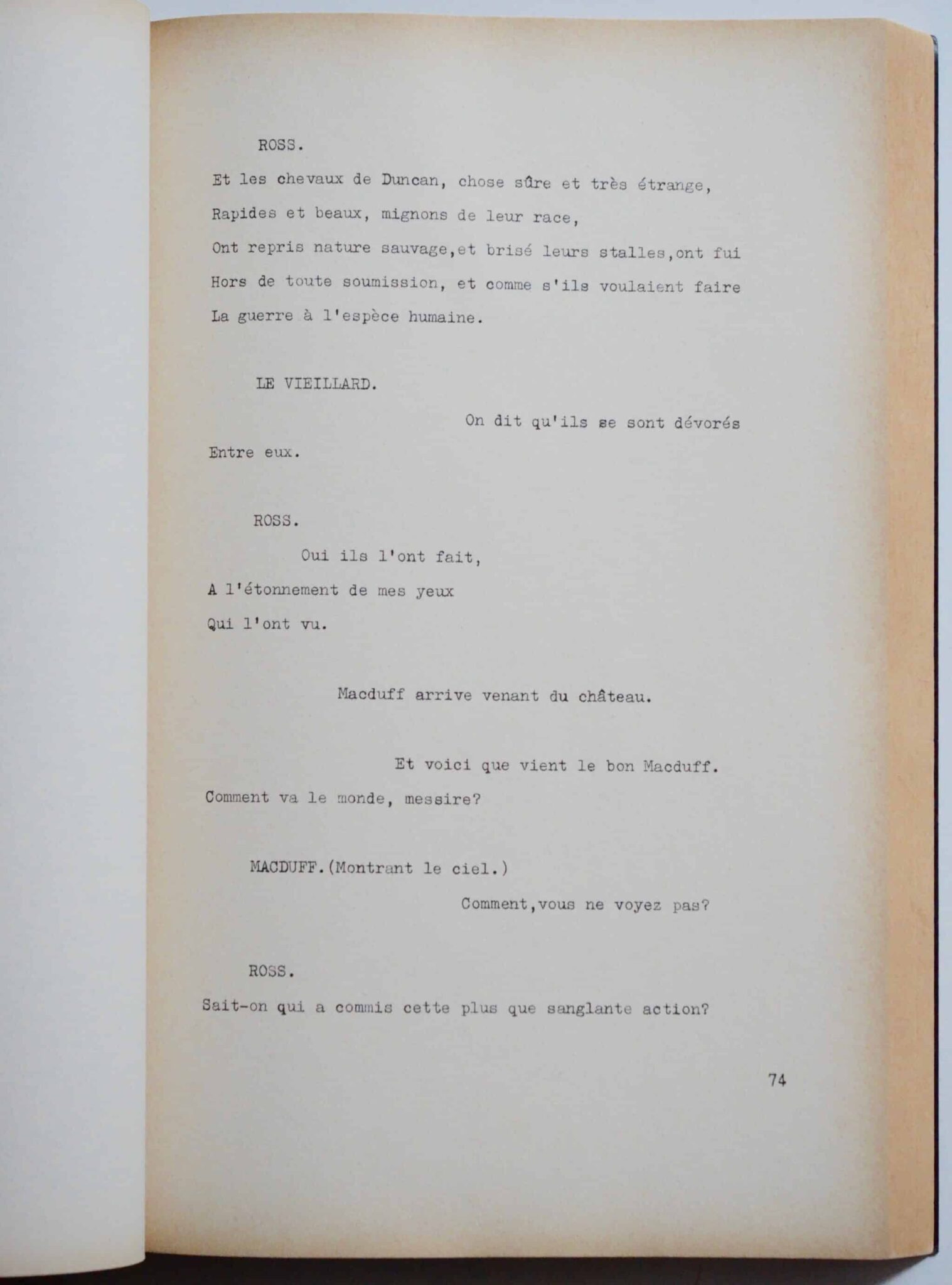 Traduction de Macbeth par Pierre-Jean Jouve avec envoi – vue 4 Traduction de Macbeth par Pierre-Jean Jouve avec envoi – vue 4