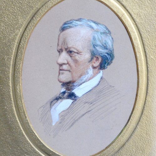 Beau portait original de Richard Wagner