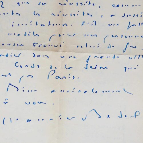 Sept lettres du prix Goncourt Maurice Bedel
