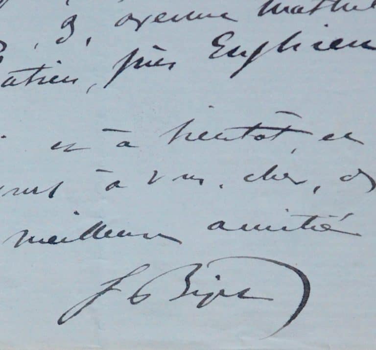 Bizet : « je suis marié et absolument heureux »