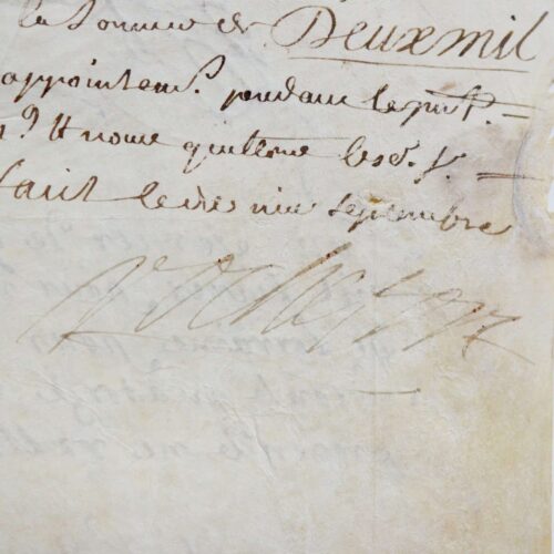 Les appointements du Maréchal de Rochefort
