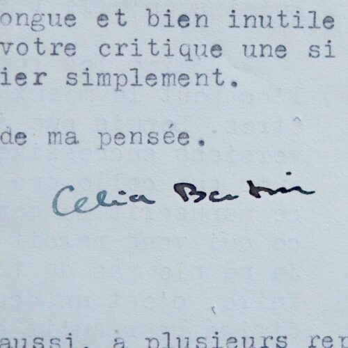 Célia Bertin, ses romans, Virginia Woolf et Guerre et Paix