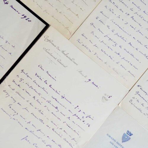 Six lettres de Jules Cambon à Marcel Thiébaut