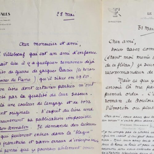 Pierre Brisson, du Figaro et le roman de Louise de Vilmorin – vue 2