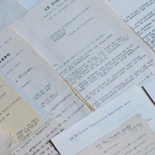 Longue correspondance de 29 lettres de François Mauriac – vue 2