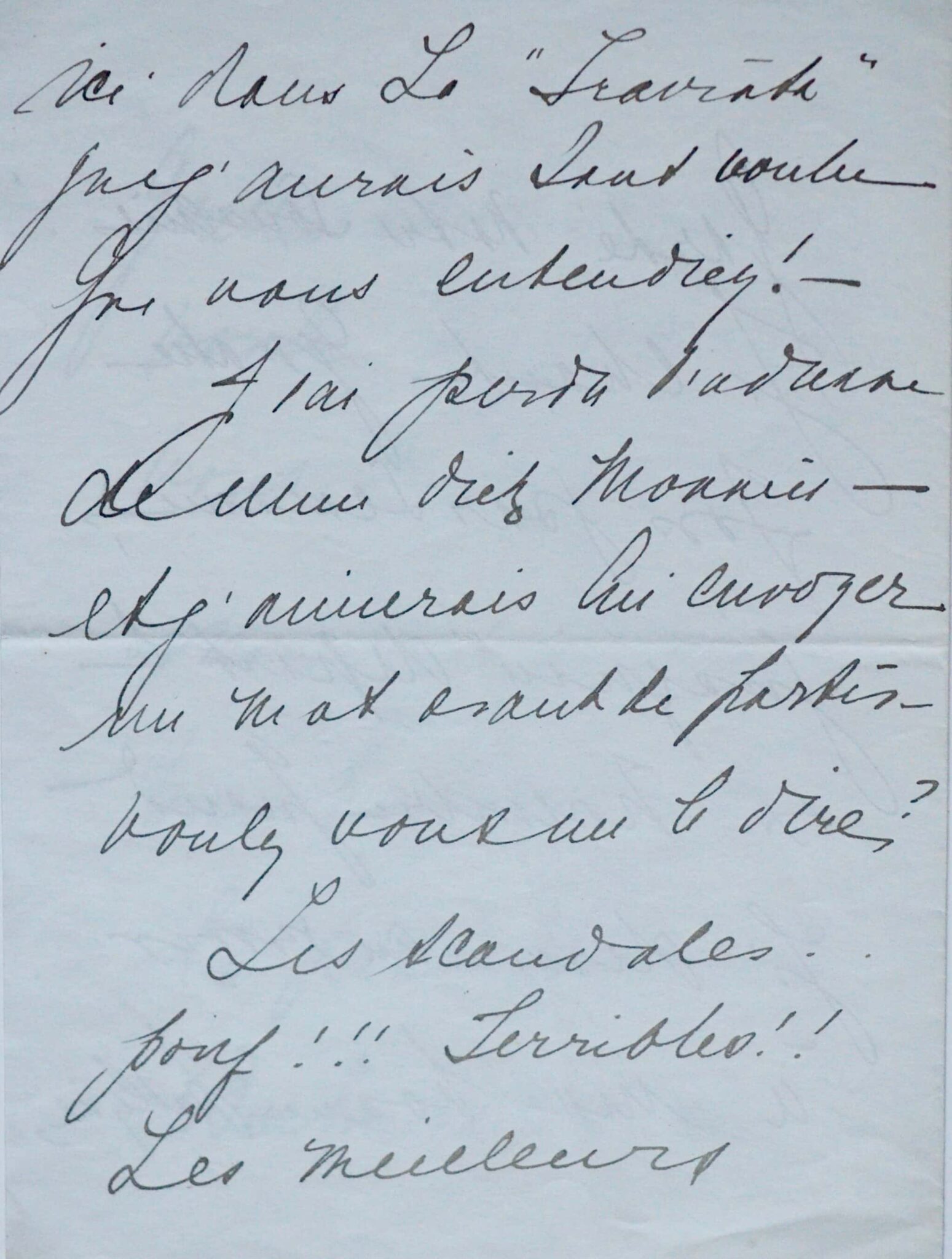 Portrait et lettre de la cantatrice Geraldine Farrar – vue 6 Portrait et lettre de la cantatrice Geraldine Farrar – vue 6