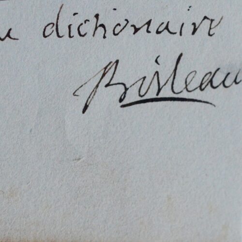L'Académicien Charles Boileau et le dictionnaire