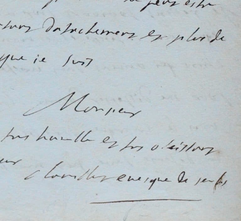 Lettre de l&rsquo;évêque de Senlis Jean-François de Chamillart