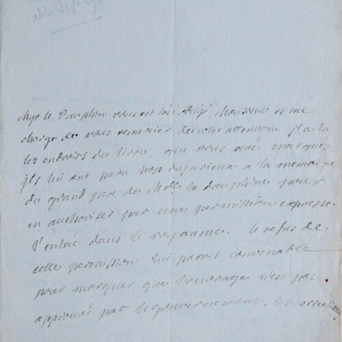 Le Dauphin censure un livre injurieux