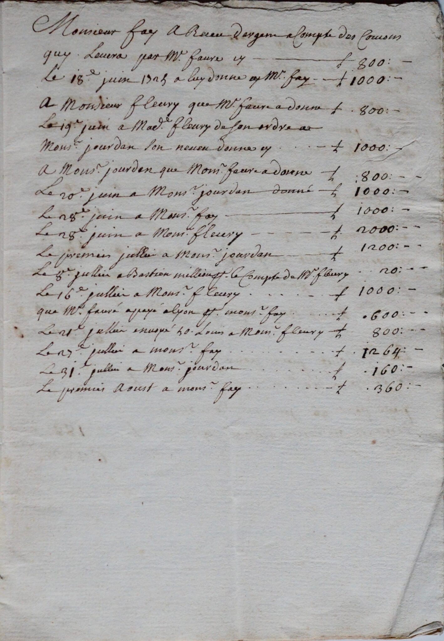 Manuscrit de sériciculture (Drôme), daté de 1725 – vue 6 Manuscrit de sériciculture (Drôme), daté de 1725 – vue 6
